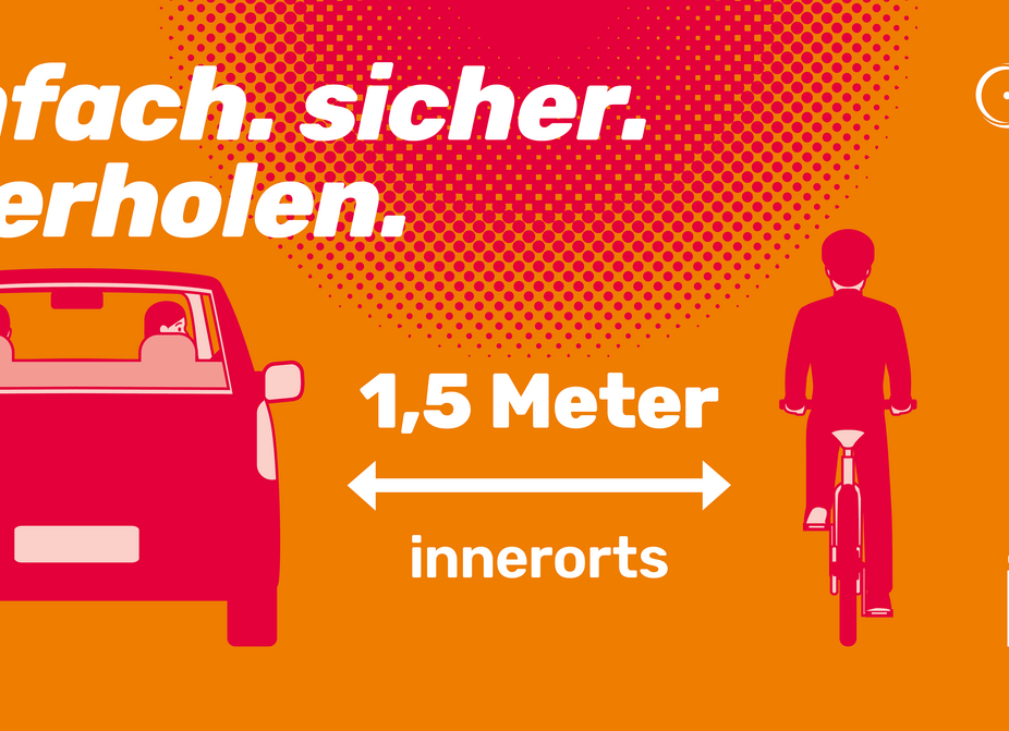 einfach sicher überholen Der ADFC NRW macht im Rahmen seiner Verkehrssicherheitskampagne "einfach. sicher. radfahren." auf die gesetzlichen Mindestabstände beim Überholen von Radfahrenden aufmerksam - ganz nach dem Motto "einfach. sicher. überholen."!